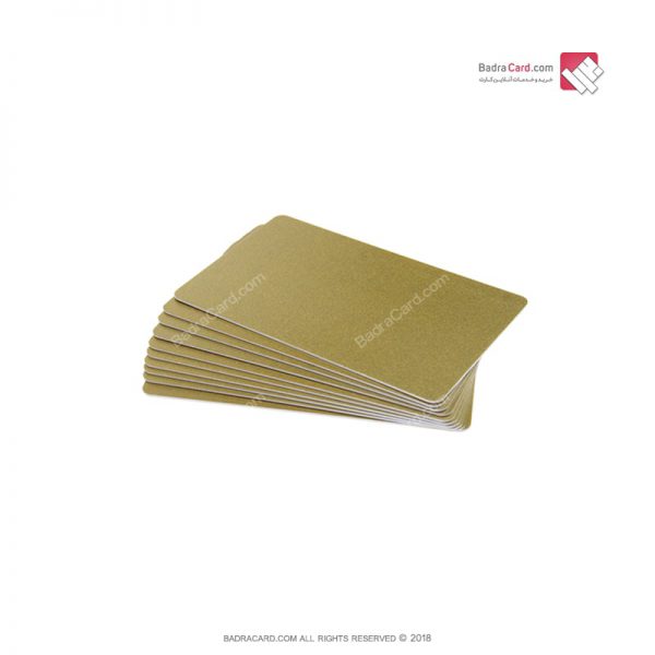 کارت PVC ساده طلایی